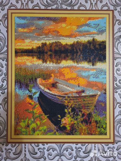 Алмазная мозаика готовые работы