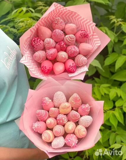 Букет из клубники в шоколаде