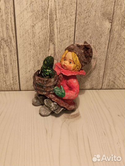 Елочные игрушки из ваты СССР