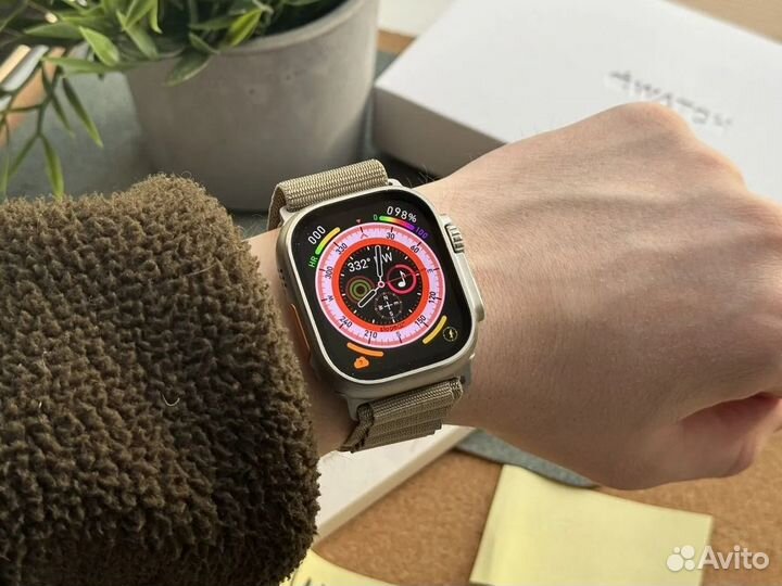 Apple Watch Ultra 2 (Olive Alpine Loop)