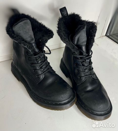 Dr martens ботинки зимние женские