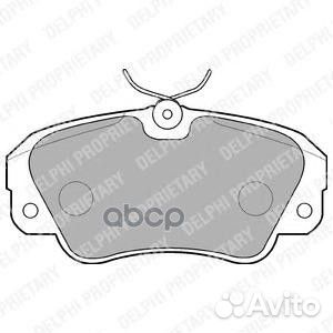 LP848 Колодки тормозные opel omega A/omega B/SE