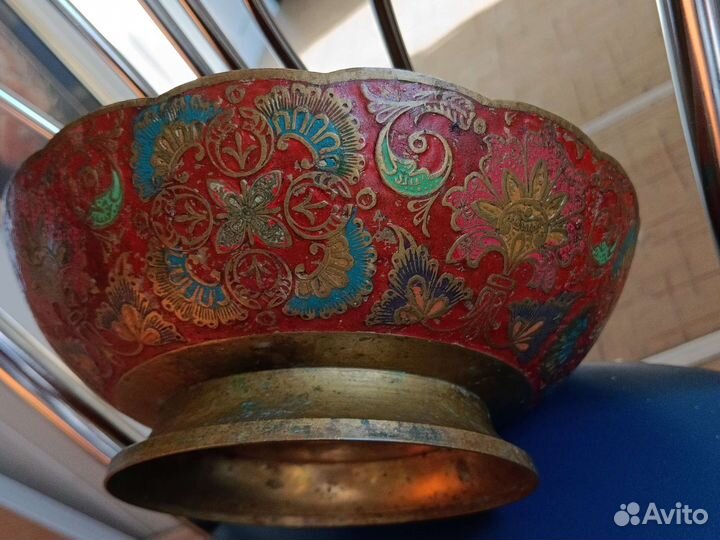 Ваза индия латунь