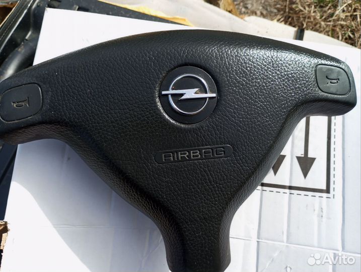 Подушка в руль Opel Astra G хорошее состояние
