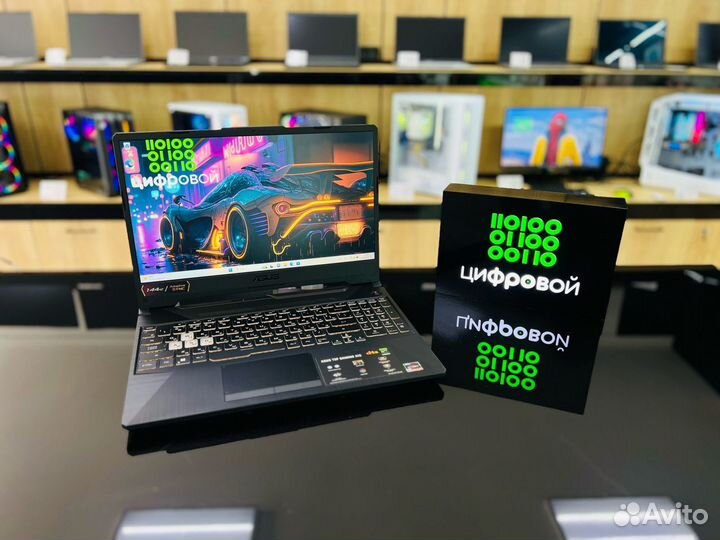 Игровой ноутбук Asus TUF Ryzen 5 7535/RTX3050/DDR5