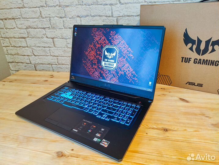 Игровой монстр asus TUF 144Ghz/ryzen7/1660ti