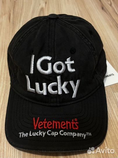 Vetements i got lucky cap
