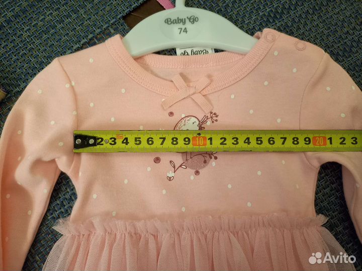 Платье боди новое для девочки 68 74 размер