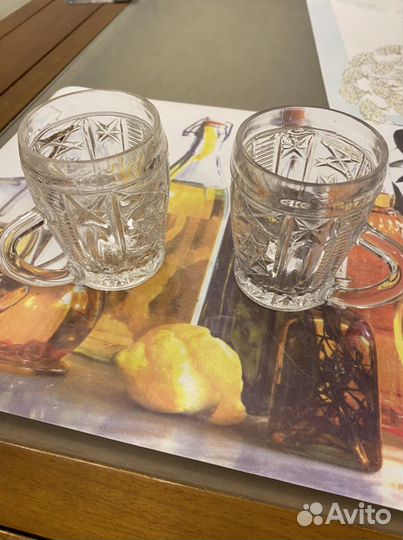 Кружки хрустальные под пиво