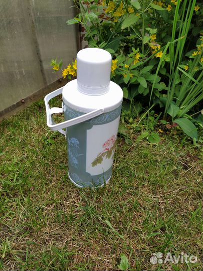 Термос со стеклянной колбой 3 литра