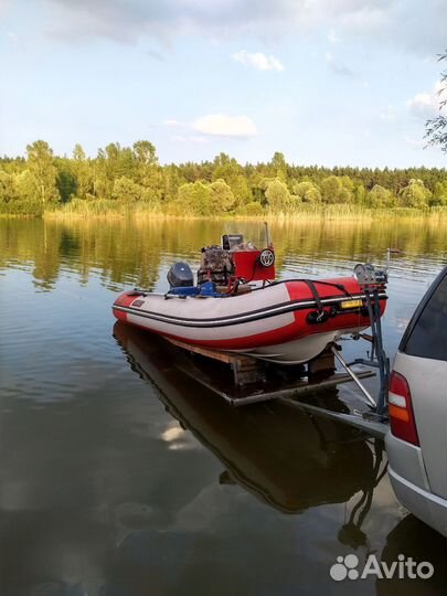 Лодка Риб(RIb) Аэро орлан Yamaha 20(9.9) Гидроподъ