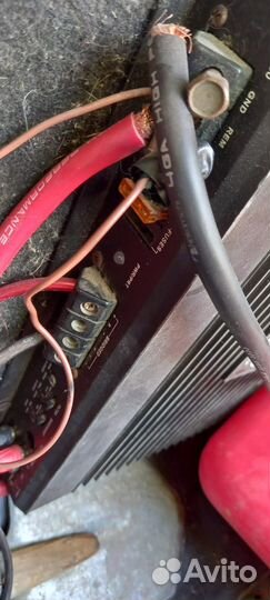 Сабвуфер и усилитель