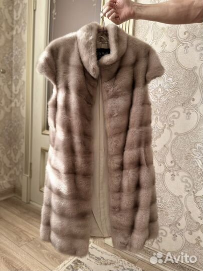 Шуба норковая жилетка