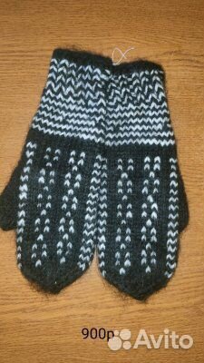 Варежки женские ручная работа