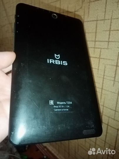 Планшет ирбис TZ04