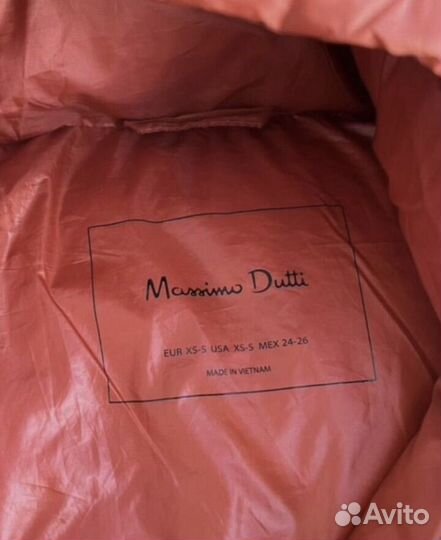 Massimo dutti пуховик