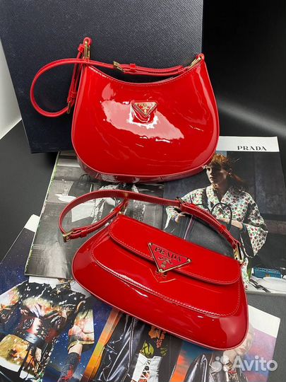 Сумка натуральная кожа Prada