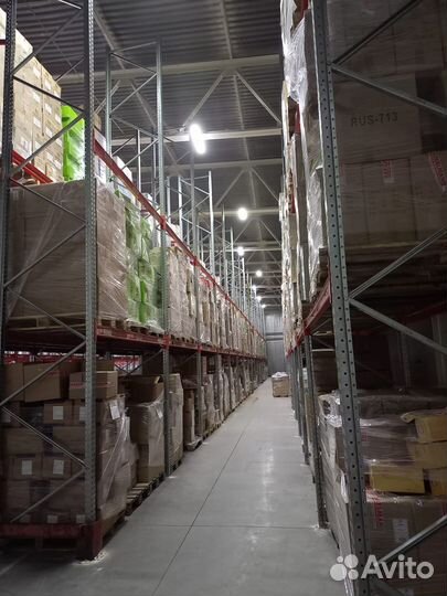 Стеллажи фронтальные палетные для поддонов