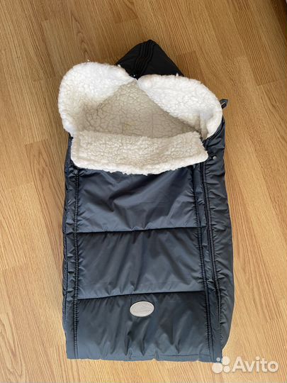 Конверт в коляску зимний на овчине