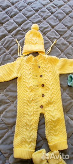 Детский трикотажный комбинезон