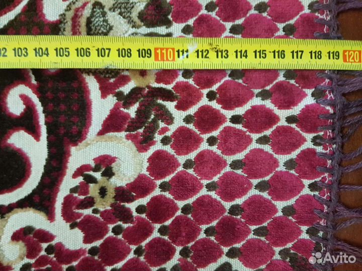 Плюшевая накидка на кресло, винтаж