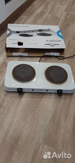 Плитка электрическая дисковая 2 конфорки