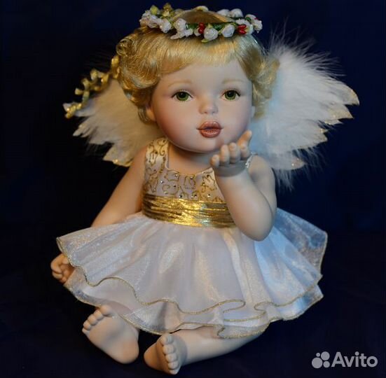 Коллекционная фарфоровая Кукла «Ангелок С любовью»