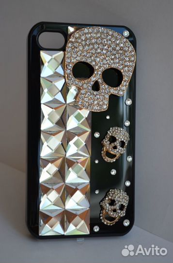 Новый чехол на iPhone 4 4s со стразами