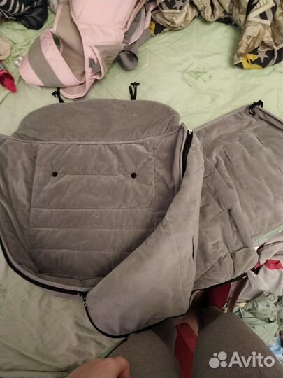 Тёплый конверт в коляску