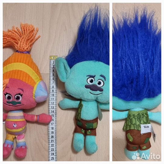 Игрушки Тролли,кукла,король Свин и собачка