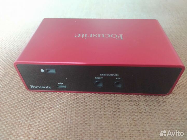 Focusrite scarlett solo 3rd gen звуковая карта