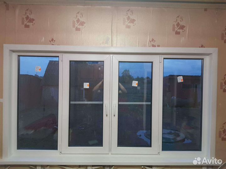 Лоджия пластиковая 3,2 метра с отделкой