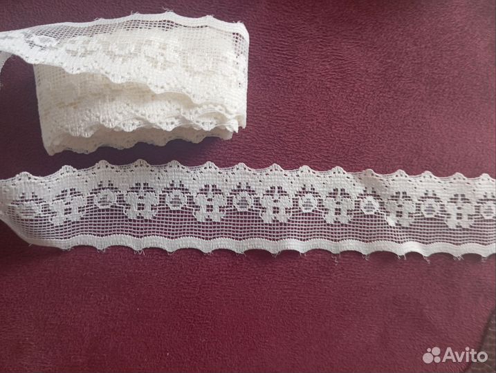 Кружево, шитье, бахрома, винтаж, СССР