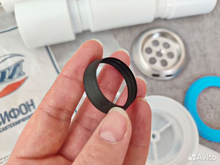 Сифон сантехнический для ванны Е255 на запчасти