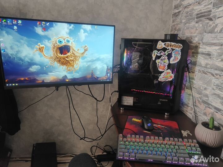 Игровой компьютер в сборе