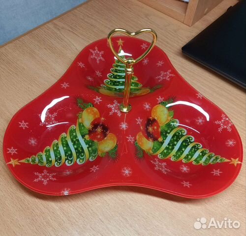 Менажница стеклянная