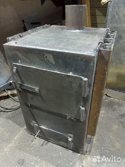 Печь для гаража, буржуйка. Новый металл