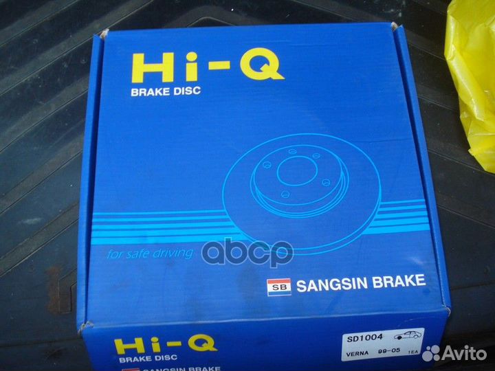 Диск тормозной передний hyundai verna sd1004 Sa