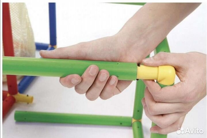 Игровой центр с горкой и сухим бассейном +300шаров