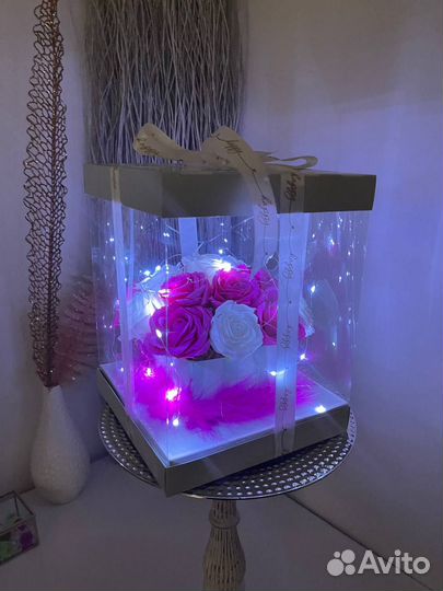 Цветы розы из мыла доставка 24/7 Розница