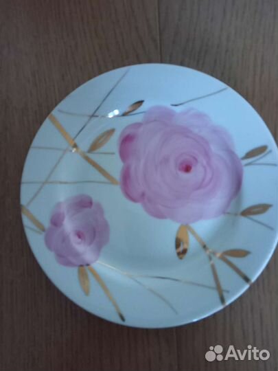 Чашка с блюдцем фарфор Дулево, СССР