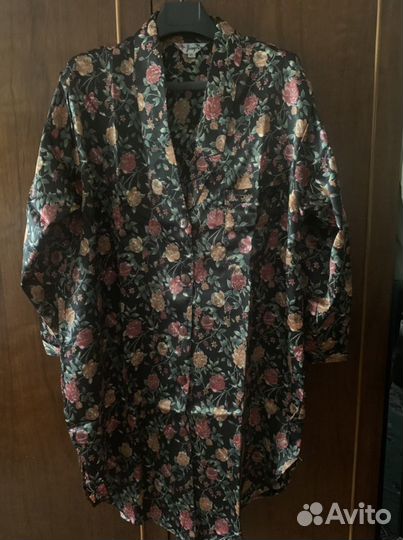 Халат женский шелковый