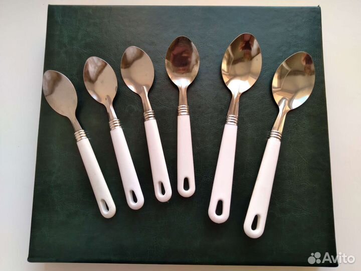 Набор столовых приборов СССР с пластиков. Ручками