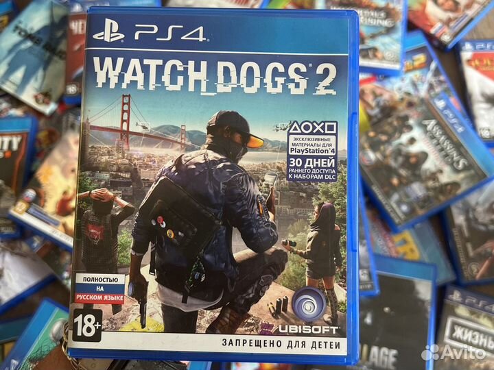 Диск Watch Dogs 2 PS4