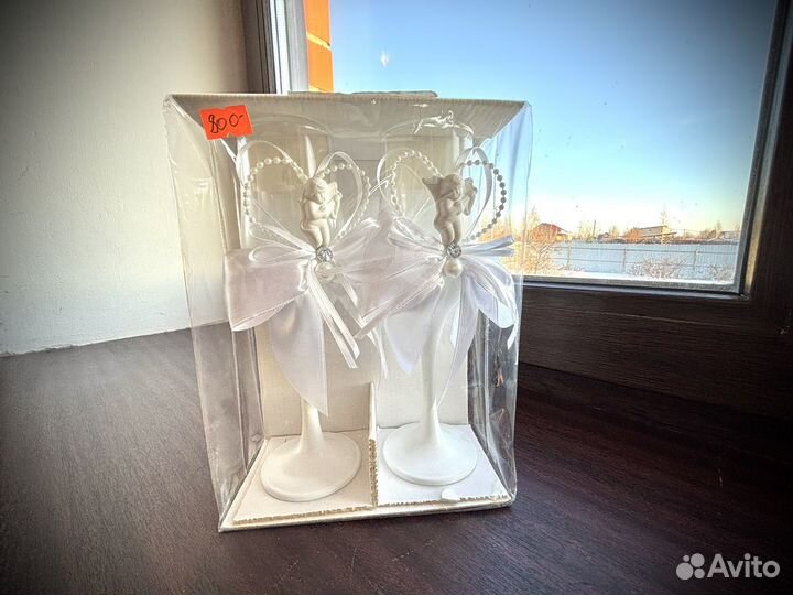 Продам свадебные бокалы