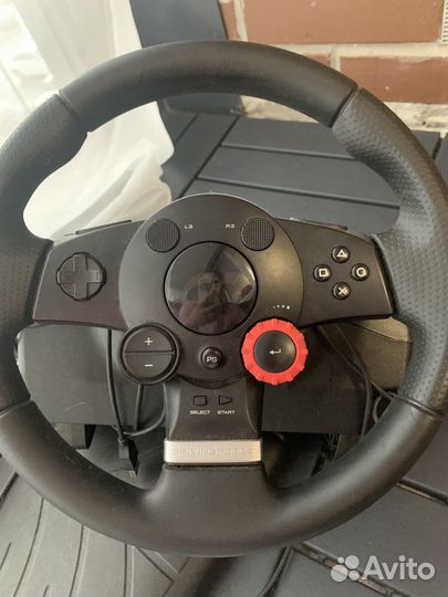 Игровой руль logitech driving force gt