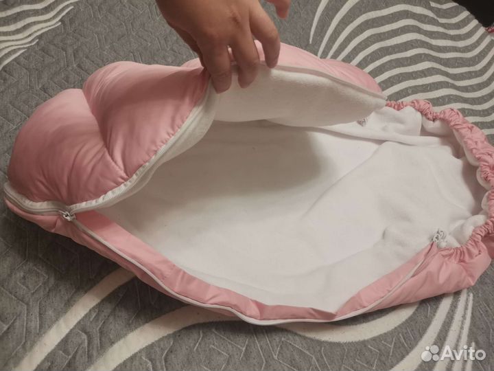 Кокон или конверт на выписку для девочки