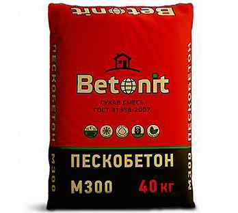 Сухая смесь Betonit (Бетонит) М-300 40 кг