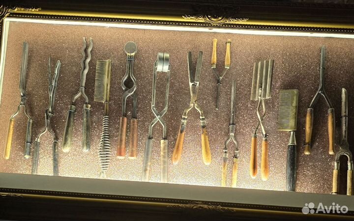 Инсталяция старинных щипцов плоек для волос