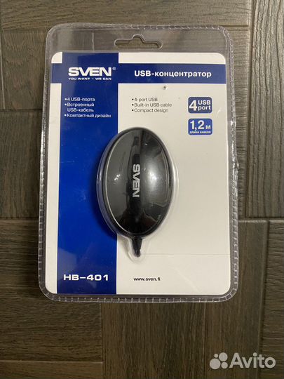 USB-разветвитель sven HB–401